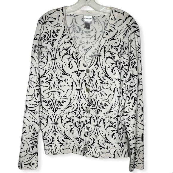 Chico's Sweaters - Chico's Silk Blend Cardigan Sweater